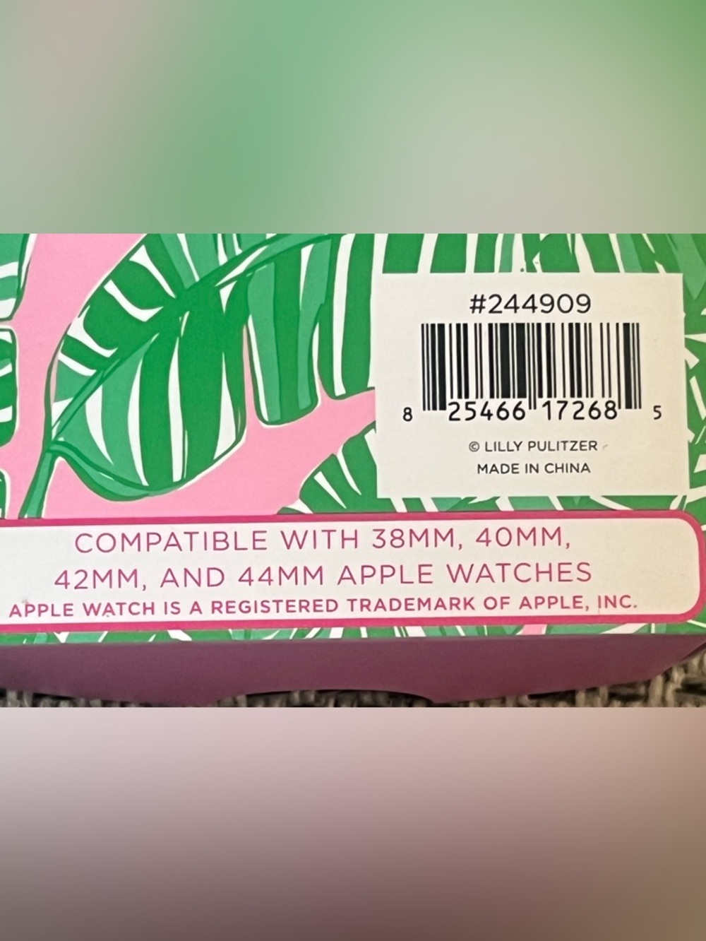 Lilly Pulitzer Let's Go Bananas Silicone Watch Band - Picture 5 of 5